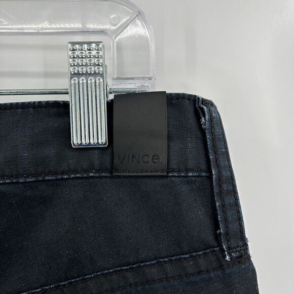 VINCE Women's Dark Blue Lightweight Relaxed Crop Jeans Pants Size 25 - Picture 6 of 10